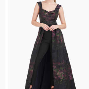 Kay Unger Josepha Walk Through Jumpsuit-Size 12